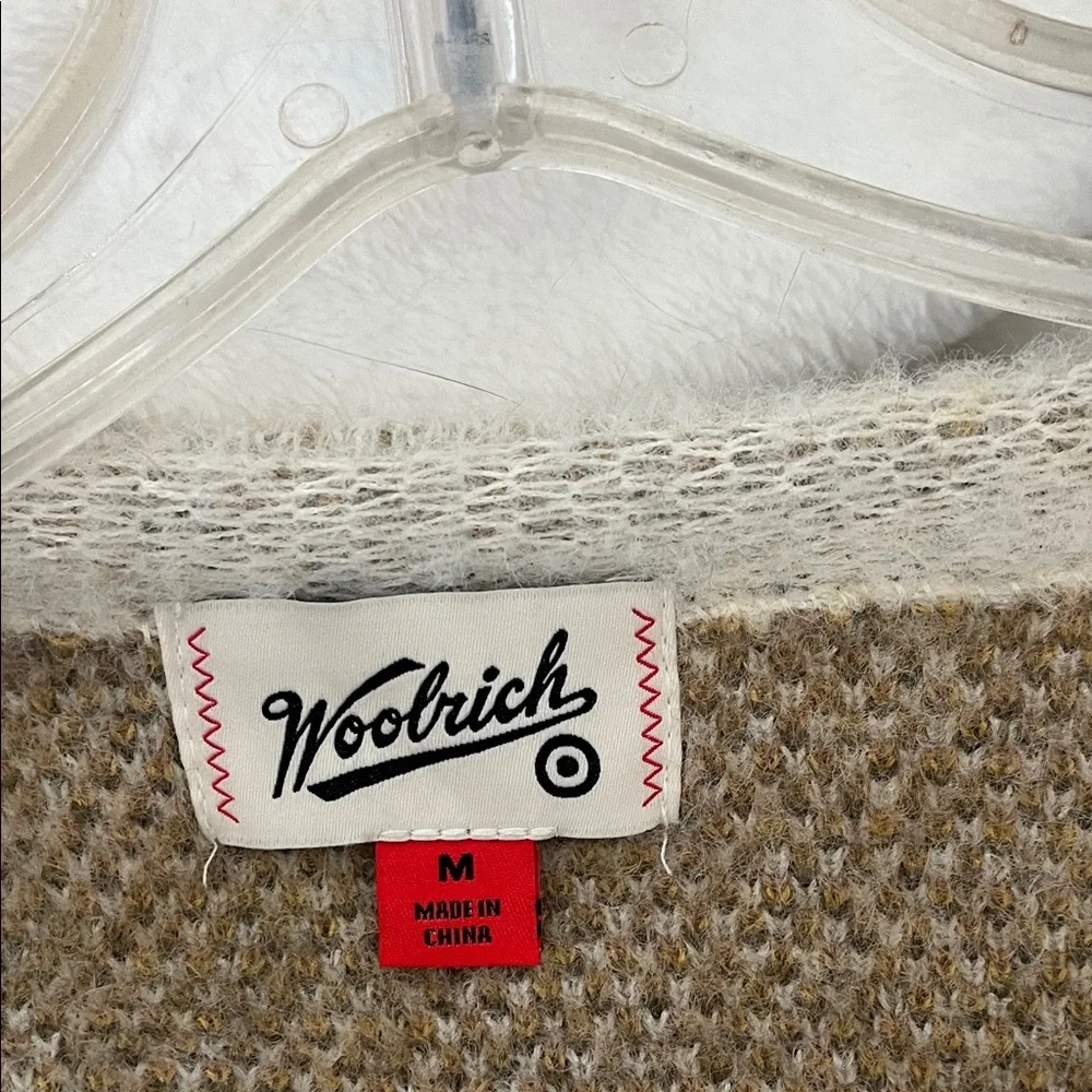 Woolrich Floral V-Neck Button Cardigan - Cream & Mustard - Picture 3 of 4